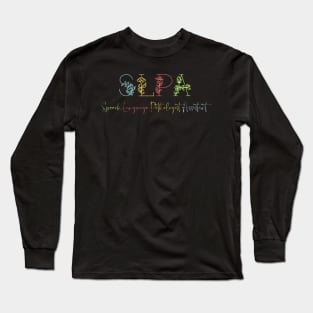 Speech Language Pathologist assistant, SLPA, Speech therapy Long Sleeve T-Shirt